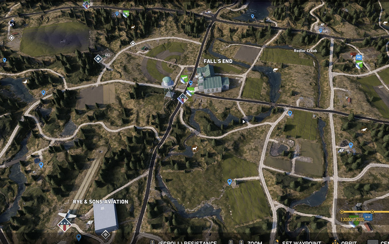 All icons are now visible, from the highest-level (story missions and sidequests) to the lowest-level (hunting locations and vehicles).